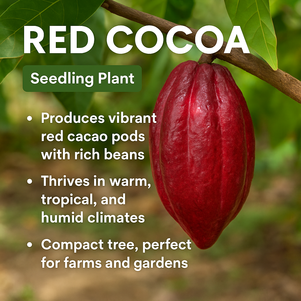 Chocolate Plant / Cocoa - Red Fruit Plant