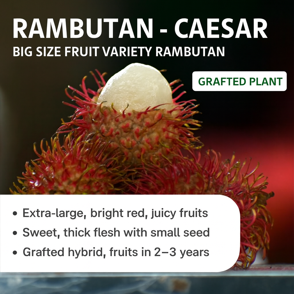 Rambutan - Caesar - Fruit Plant – Kerala Garden